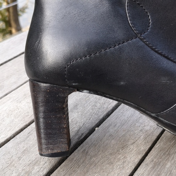 Collège leather ankle boots - Picture 6 of 16